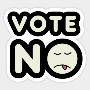Vote NO Sticker